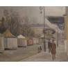 Tableau \"Les Carrousels\" signé E. MARTIN 46