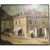 Tableau \"Carouge\" signé H. SCHOELLHORN
