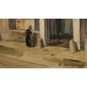 Tableau \"Carouge\" signé H. SCHOELLHORN
