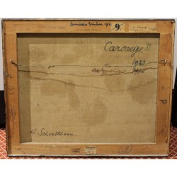 Tableau \"Carouge\" signé H. SCHOELLHORN