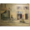 Tableau \"Carouge\" signé H. SCHOELLHORN