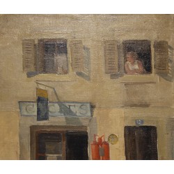 Tableau \"Carouge\" signé H. SCHOELLHORN