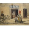 Tableau \"Carouge\" signé H. SCHOELLHORN