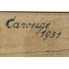 Tableau \"Carouge\" signé H. SCHOELLHORN