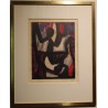 Estampe "Affiche Kaplan Gallery" signé ATLAN