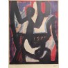 Estampe "Affiche Kaplan Gallery" signé ATLAN