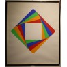 Silkscreen print ‘Geometric Composition’, signed by BILL
