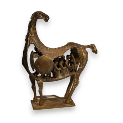 Bronze \"Cheval de Troye\" signé SIEBOLD