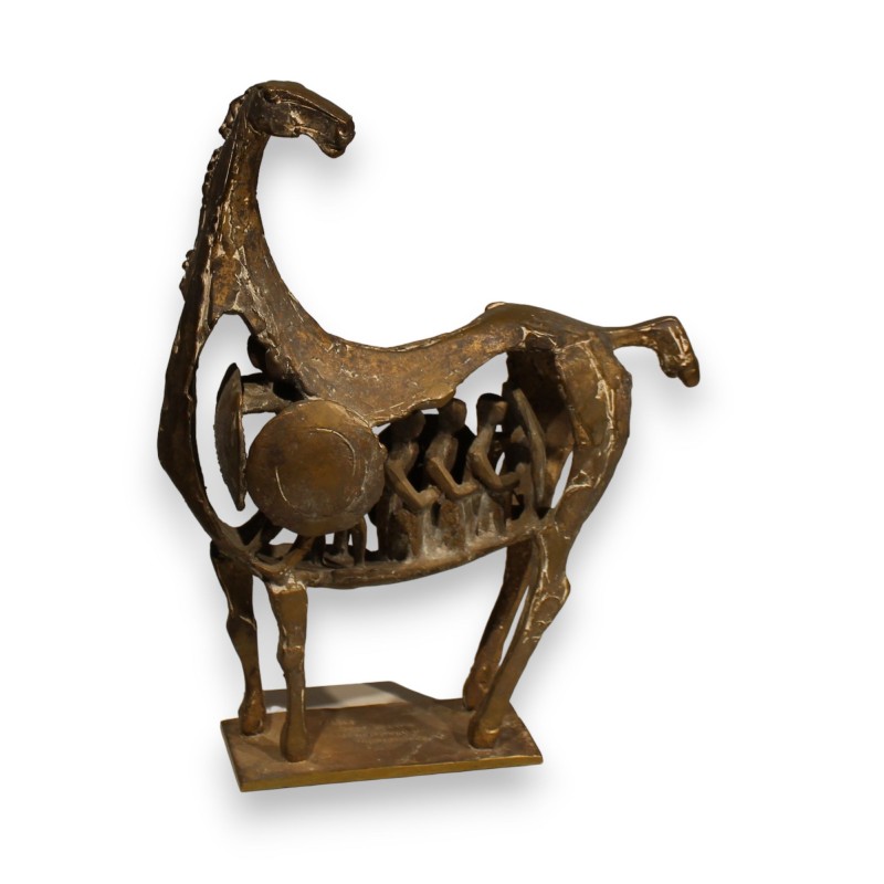 Bronze \"Cheval de Troye\" signé SIEBOLD
