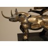 Sculpture \"Icare et rhinocéros\"