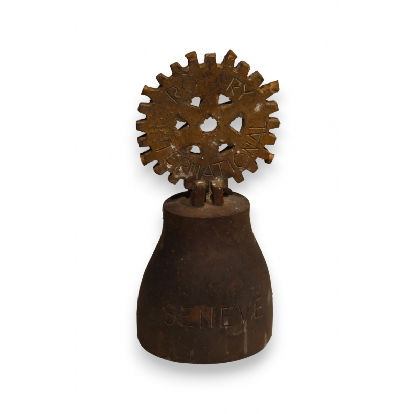 Cloche en bronze "Rotatry international Genève"