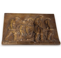 Bas relief "Le Vittime del lavoro"