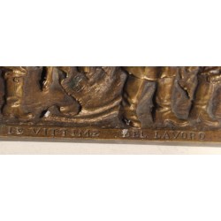 Bas relief \"Le Vittime del lavoro\"