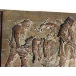Bas relief \"Le Vittime del lavoro\"