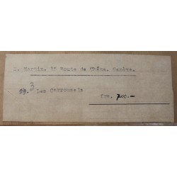 Tableau \"Les Carrousels\" signé E. MARTIN 46