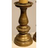 Paire de bougeoirs en bronze