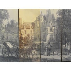Double-sided screen. At  Moinat SA  - Antiques and home décor