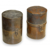 Paire de boites d'outils de ciseleur