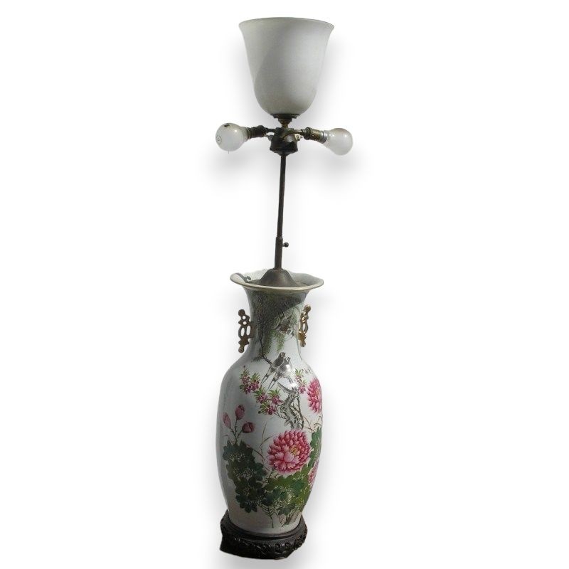  Vase lampe 3 lumières sur  Moinat SA  - Antiquités décoration