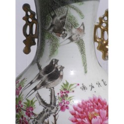  Vase lampe 3 lumières sur  Moinat SA  - Antiquités décoration