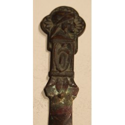 Ouvre-lettres en bronze \"Dante Alighieri\"
