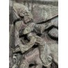 Bas relief \"Ange et âne\" signé BAUD