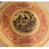 Lot d\'assiettes \"Proverbes et militaires\" de GIEN