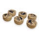 Lot de 6 bols couverts