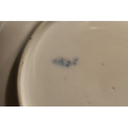 Bol et sous-tasse \"Semis\" en porcelaine de Nyon