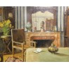 Tableau \"Scène d\'intérieur\" signé A. BAILLY