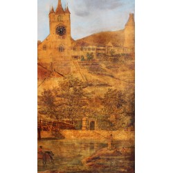Tableau à pendule "Vue d'Orbe"