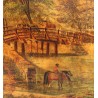 Tableau à pendule "Vue d'Orbe"