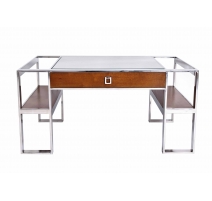 Table basse Aston, dessus verre