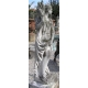 Paire de statues de jardin.
