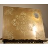 Brass bookend