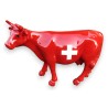 Vache miniature \"Drapeau Suisse\"