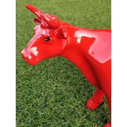 Vache miniature \"Drapeau Suisse\"