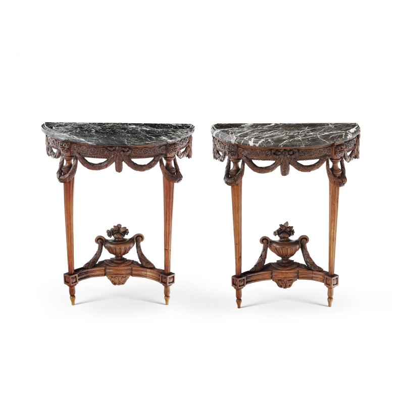 Pair of Louis XVI side tables