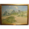 Reproduction Aquarelle "Montagnes"