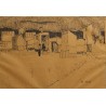 Dessin "La roulotte bleue" signé F. MILO