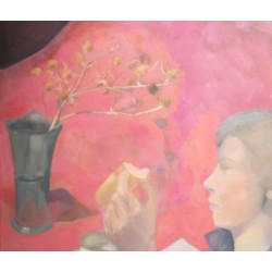 Tableau \"La Tartine\" signé D\'HUMIÈRES