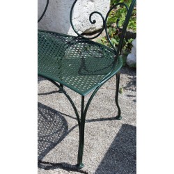 Geschwungenes Sofa aus Schmiedeeisen von Moinat SA – Antiquitäten und Dekoration