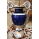 Paire de vases Meissen bleu cobalt aux serpents