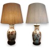 Paire de vases chinois montés en lampes