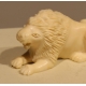 Lion sculpté en ivoire