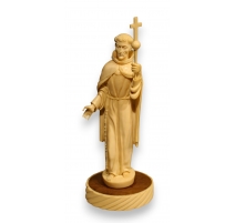 Saint en ivoire sculpté
