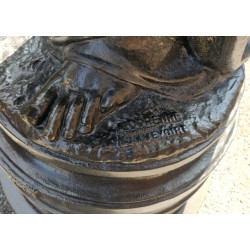  Statue "Argence" en fonte patine vieux sur  Moinat SA  - Antiquités décoration