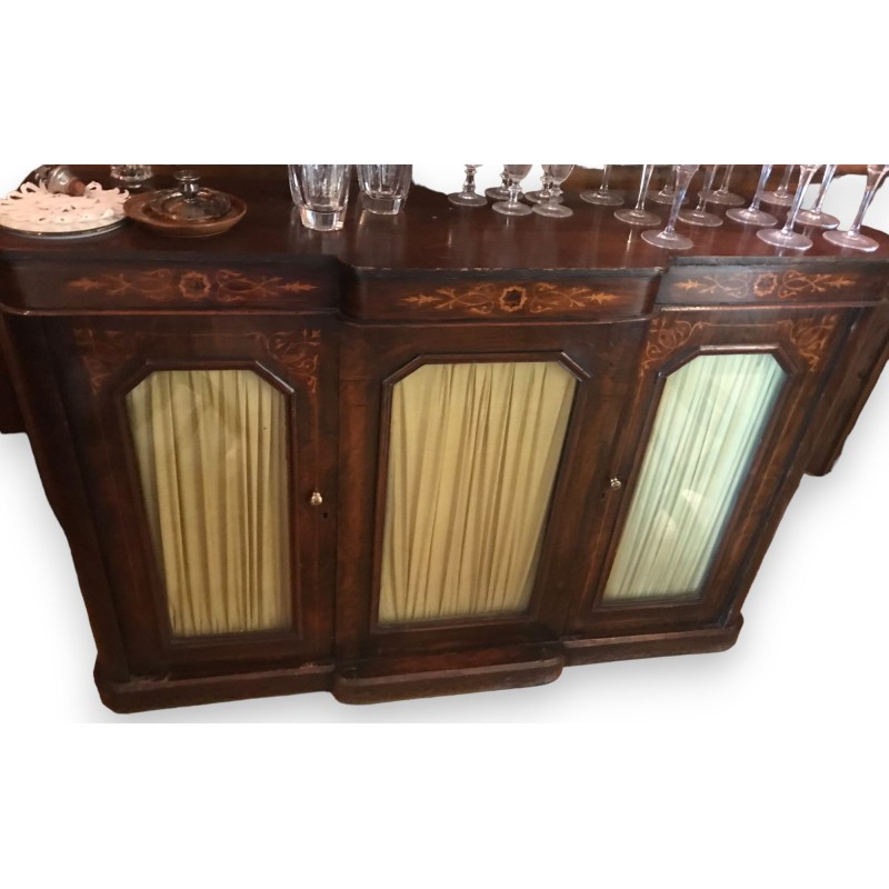 3-door sideboard in painted mahogany
