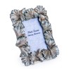 Cadre feuilles de Ginko argenté
