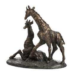 Girafes en bronze \"Belle Amie\" signé GODEFROY